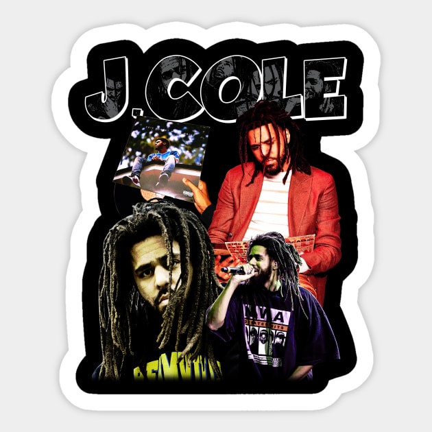 J. COLE Sticker by tiredatlas